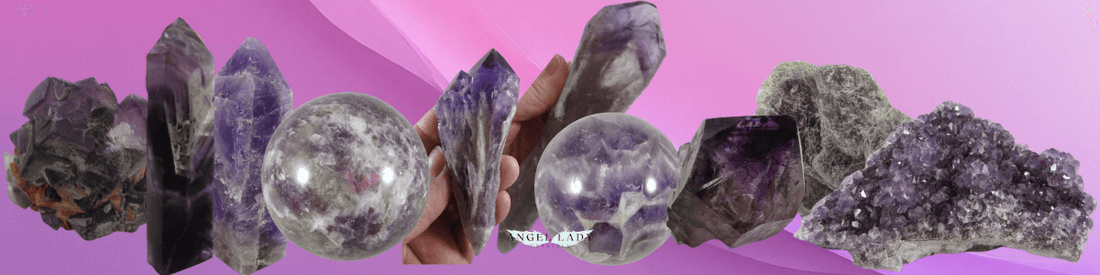 purple healing crystals and their meanings