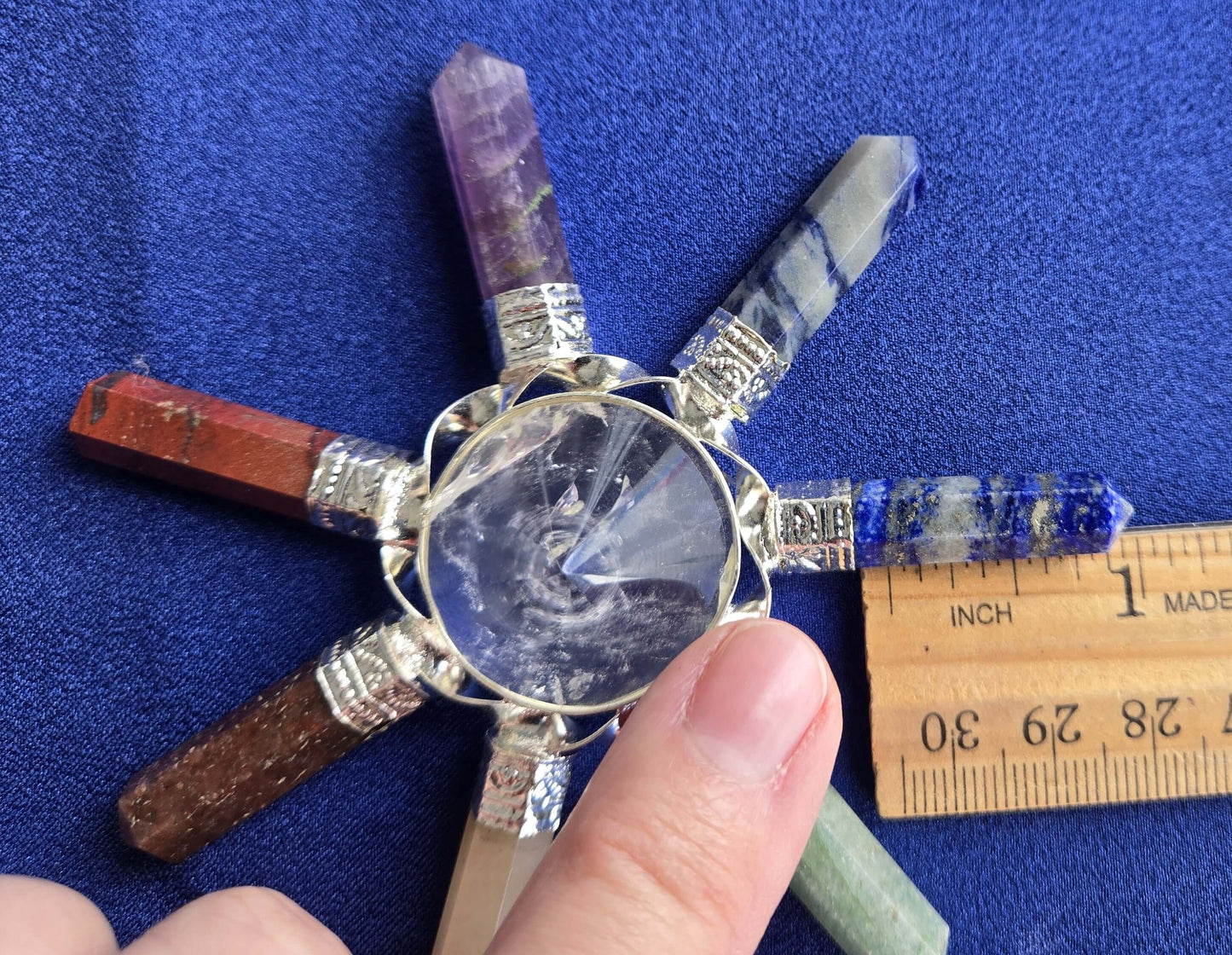 7 Chakra Energy Generator – Master Healer Crystal Tool for Advanced Energy Work & Chakra Alignment