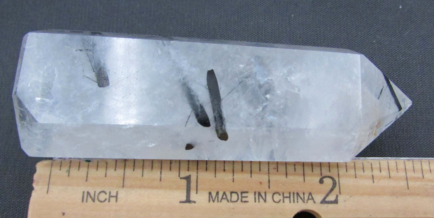 Tourmalinated Quartz - Stone of Shadow Work & Protection