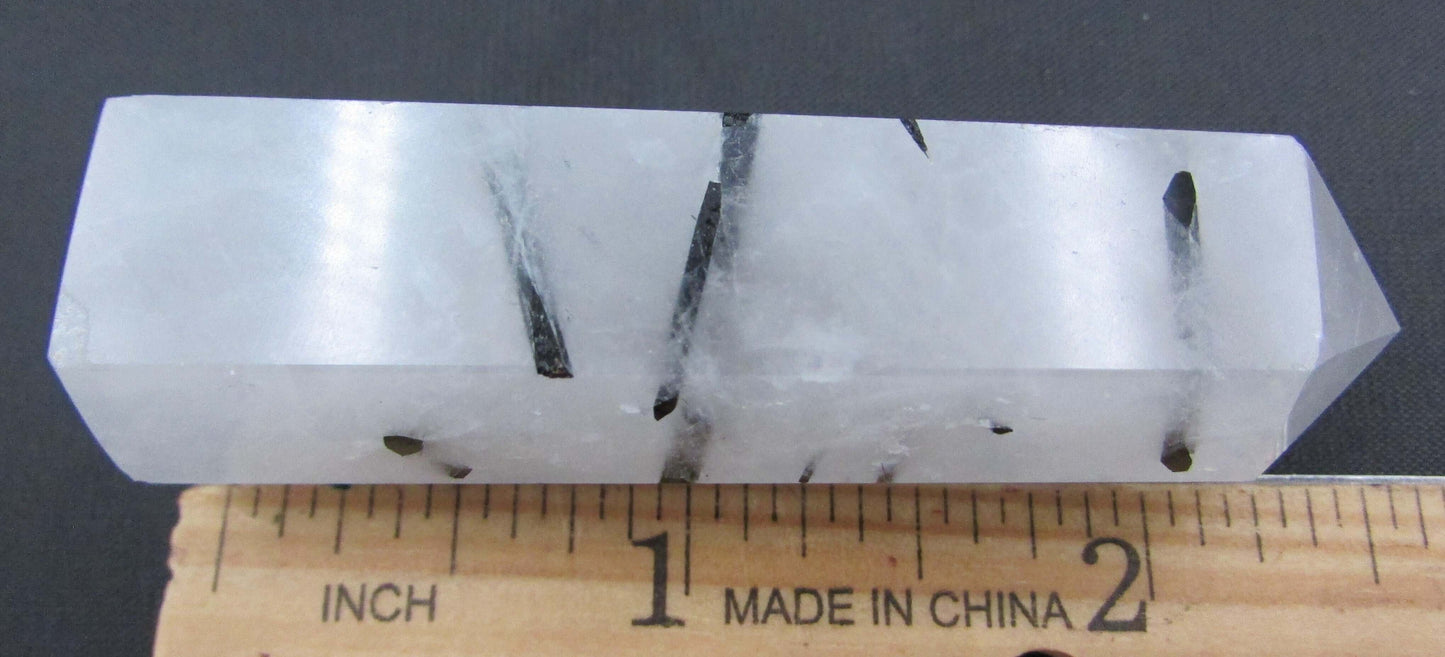 Tourmalinated Quartz - Stone of Shadow Work & Protection
