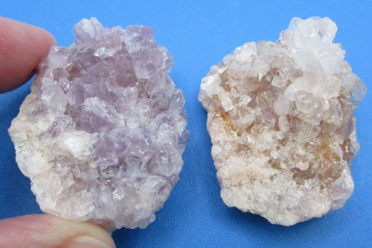 Amethyst Flowers Crystal Set - Natural Spiritual Healing Stones