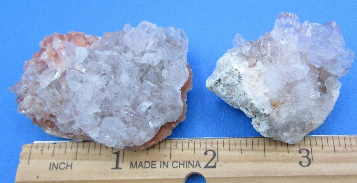 Amethyst Flowers Crystal Set - Natural Spiritual Healing Stones