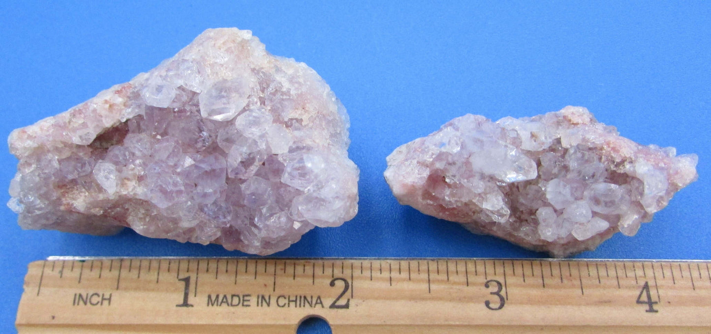 Amethyst Flowers Crystal Set - Natural Spiritual Healing Stones
