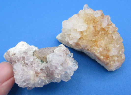 Amethyst Flowers Crystal Set - Natural Spiritual Healing Stones