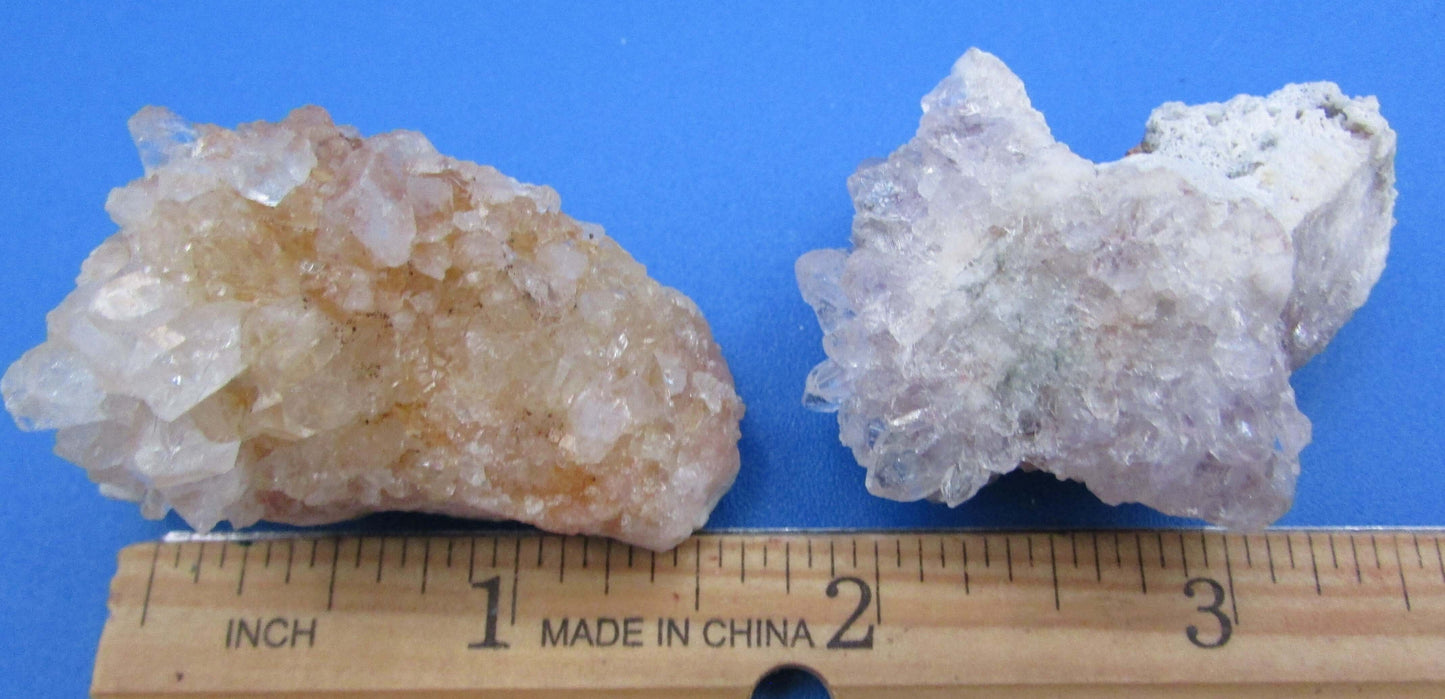 Amethyst Flowers Crystal Set - Natural Spiritual Healing Stones
