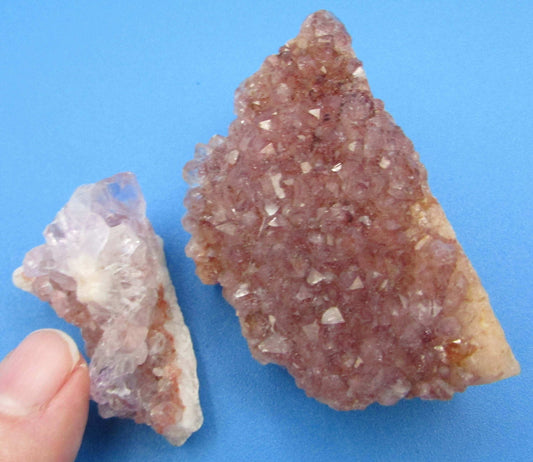 Amethyst Flowers Crystal Set - Natural Spiritual Healing Stones