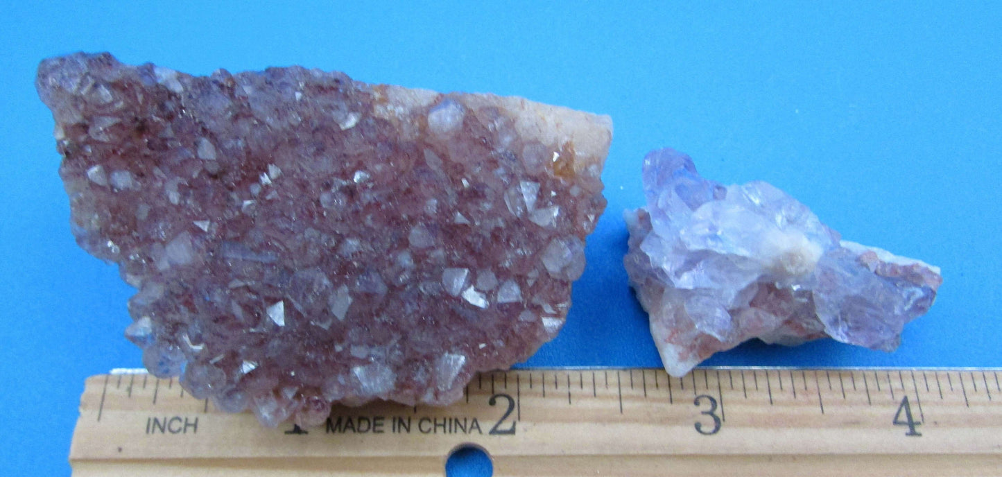 Amethyst Flowers Crystal Set - Natural Spiritual Healing Stones