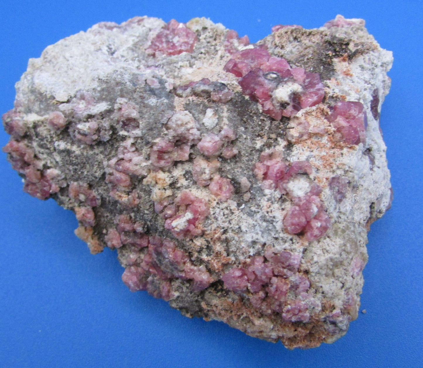 Raspberry Garnet in Granite - Love & Protection Crystal