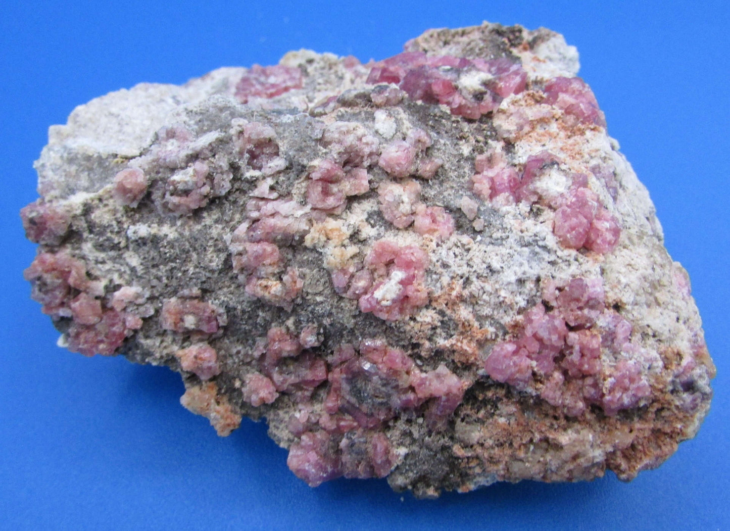 Raspberry Garnet in Granite - Love & Protection Crystal