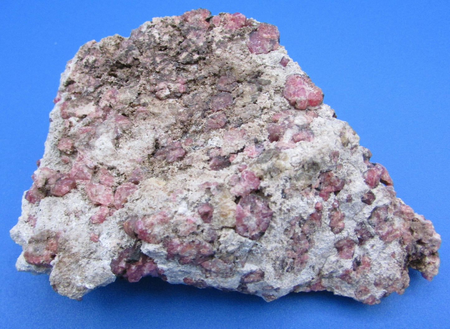 Raspberry Garnet in Granite - Love & Protection Crystal