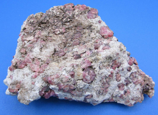 Raspberry Garnet in Granite - Love & Protection Crystal