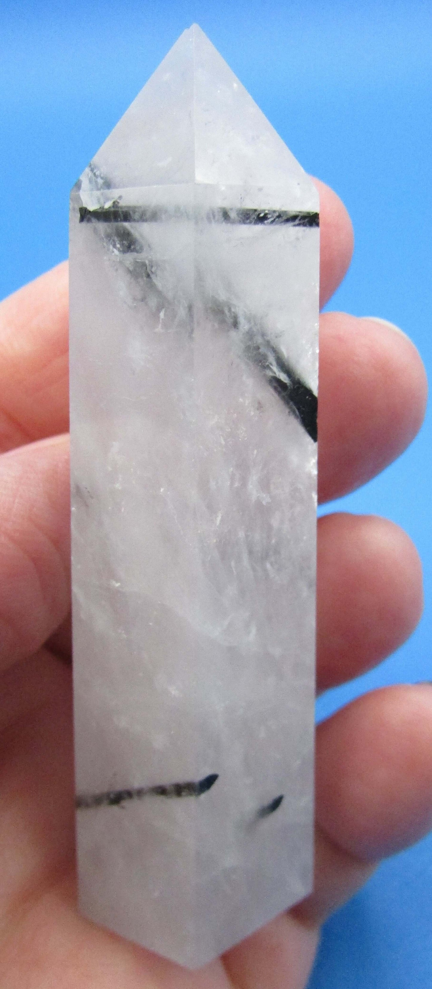 Tourmalinated Quartz - Stone of Shadow Work & Protection