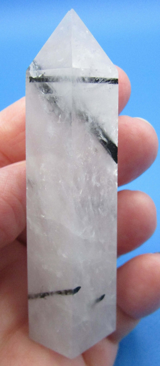 Tourmalinated Quartz - Stone of Shadow Work & Protection