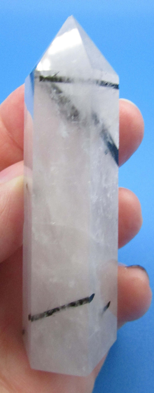 Tourmalinated Quartz - Stone of Shadow Work & Protection