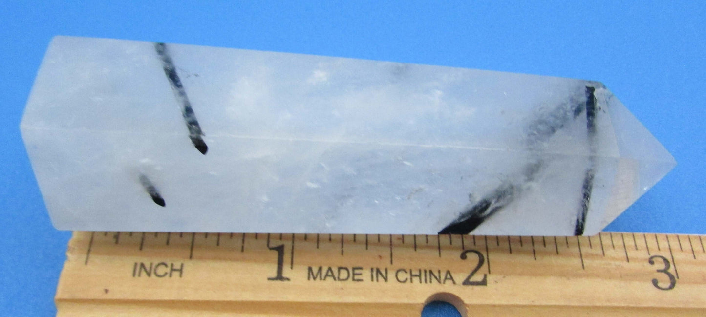 Tourmalinated Quartz - Stone of Shadow Work & Protection