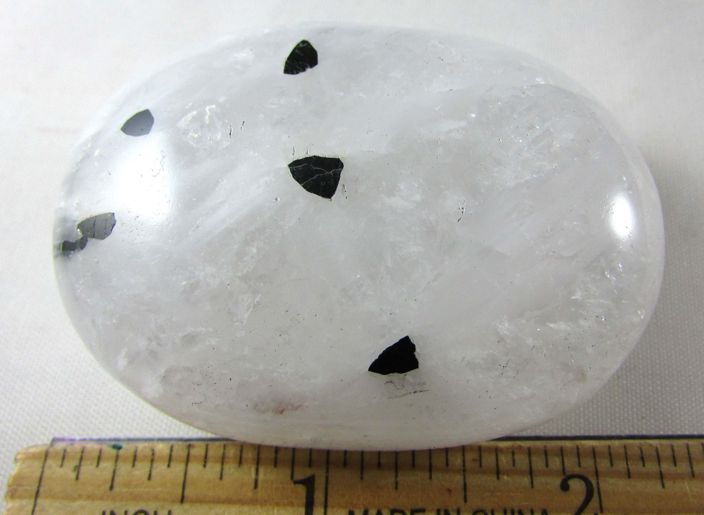 Tourmalinated Quartz - Stone of Shadow Work & Protection