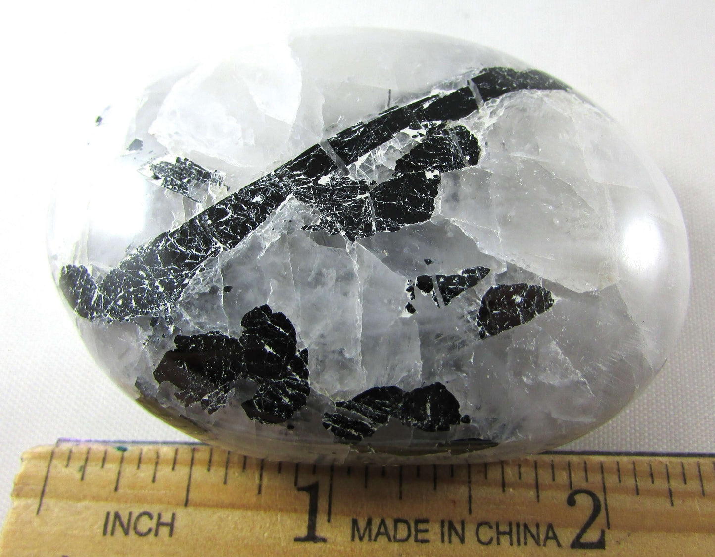 Tourmalinated Quartz - Stone of Shadow Work & Protection