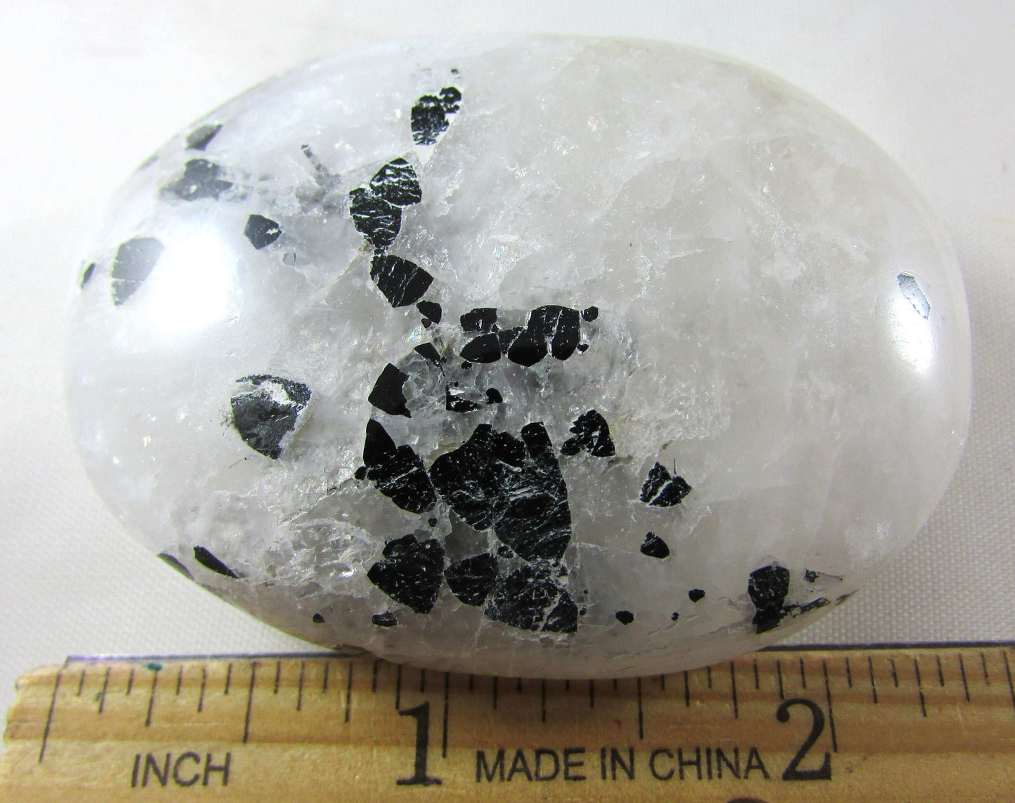 Tourmalinated Quartz - Stone of Shadow Work & Protection