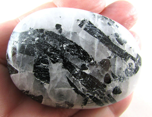 Tourmalinated Quartz - Stone of Shadow Work & Protection