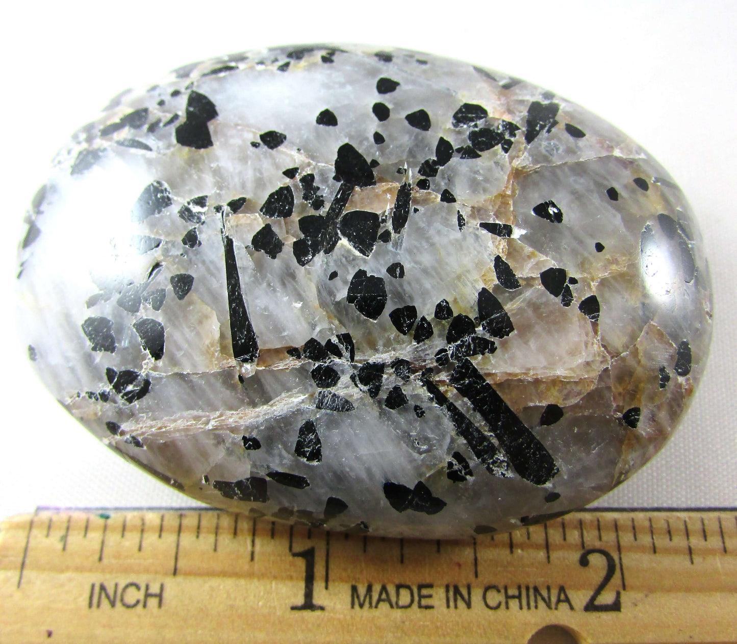 Tourmalinated Quartz - Stone of Shadow Work & Protection