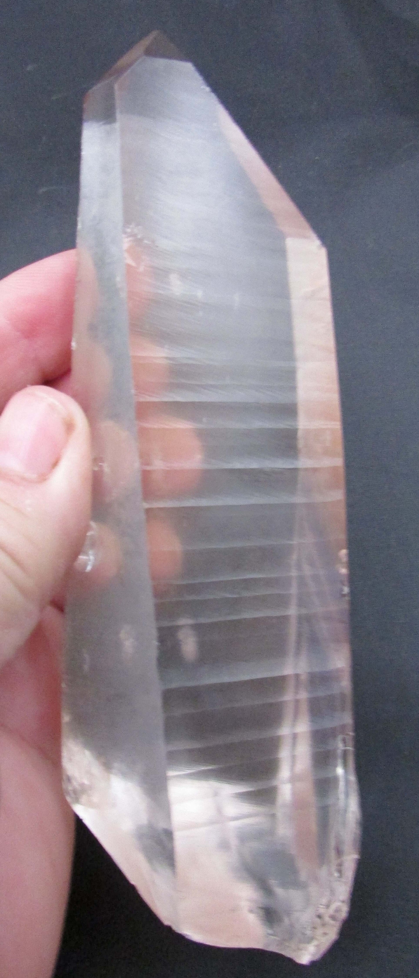 Pink “Rainbow” Starbrary Generator Lemurian Quartz Crystal