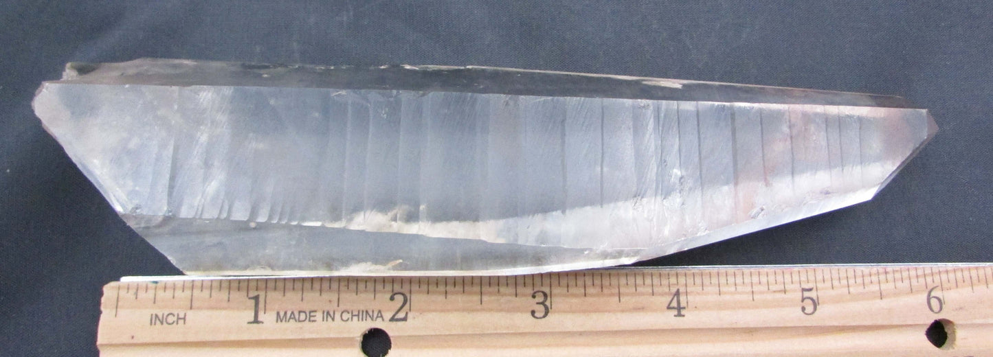 Smoky Window Generator Lemurian Quartz Crystal