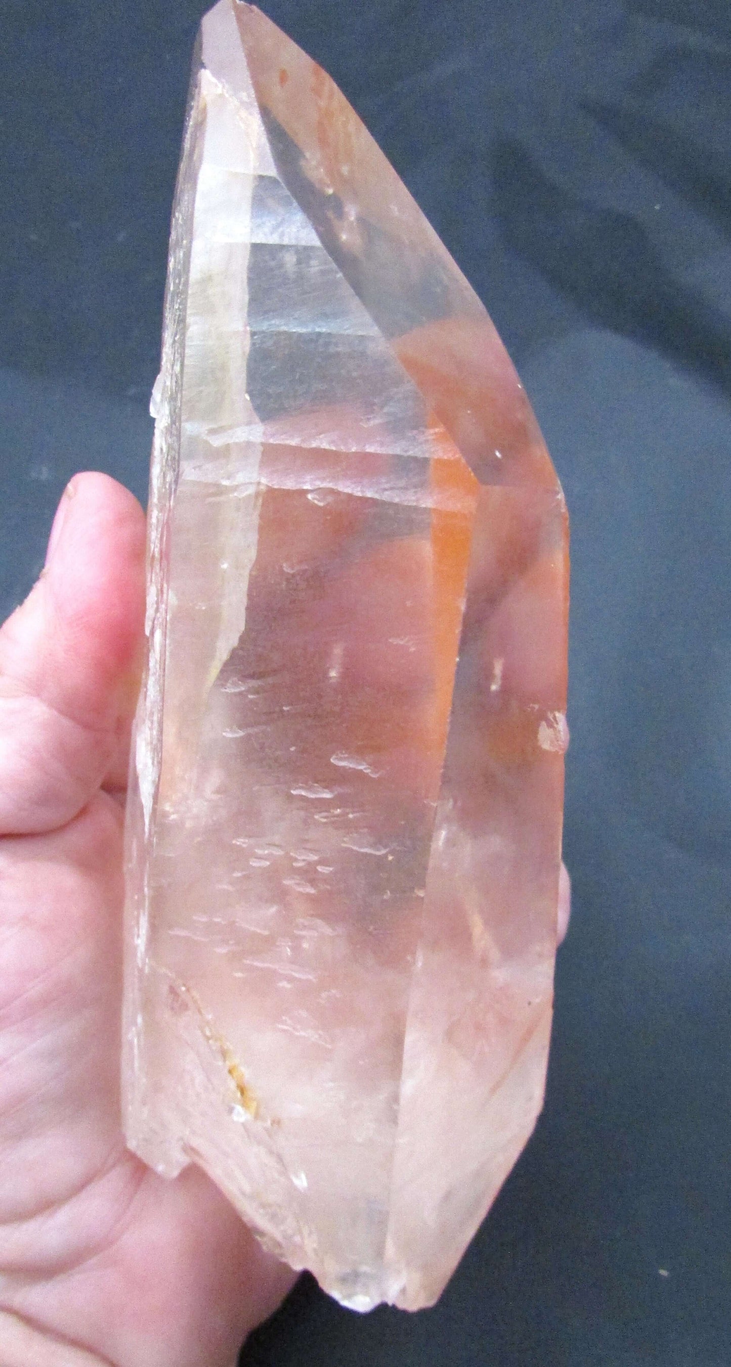 Pink Isis Phantom Channeler Starbrary Lemurian Quartz Crystal