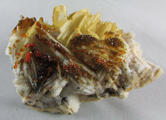 Vanadinite on Barite Matrix - Accomplishment & Astral Travel