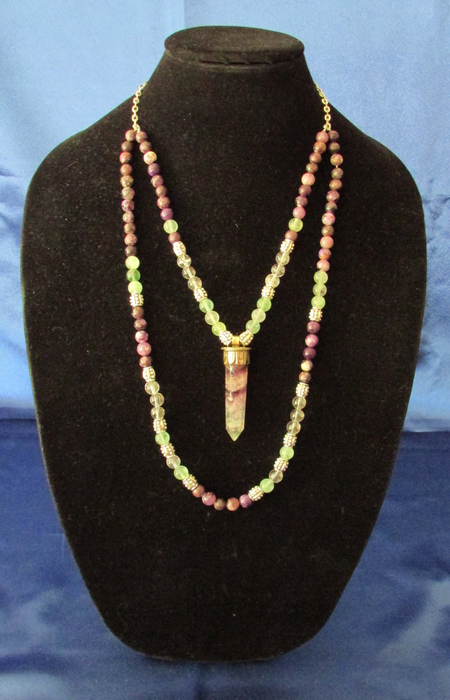 Magnetic Attraction Necklace - St. Germain, Charoite & Fluorite