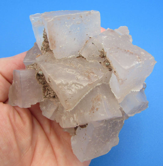 White Fluorite Salt Inclusions - Stone of Flow & Intuitive Insights