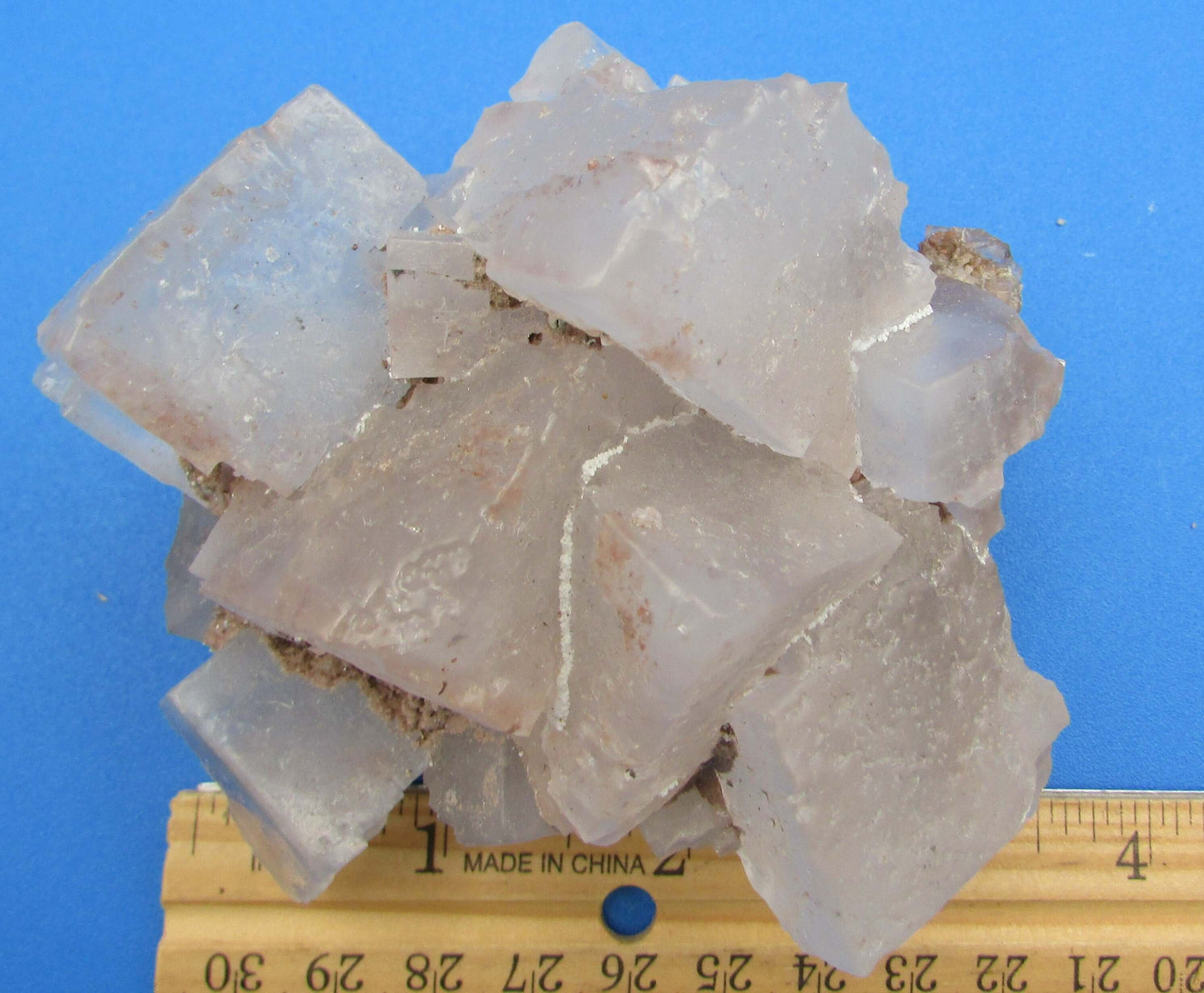 White Fluorite Salt Inclusions - Stone of Flow & Intuitive Insights