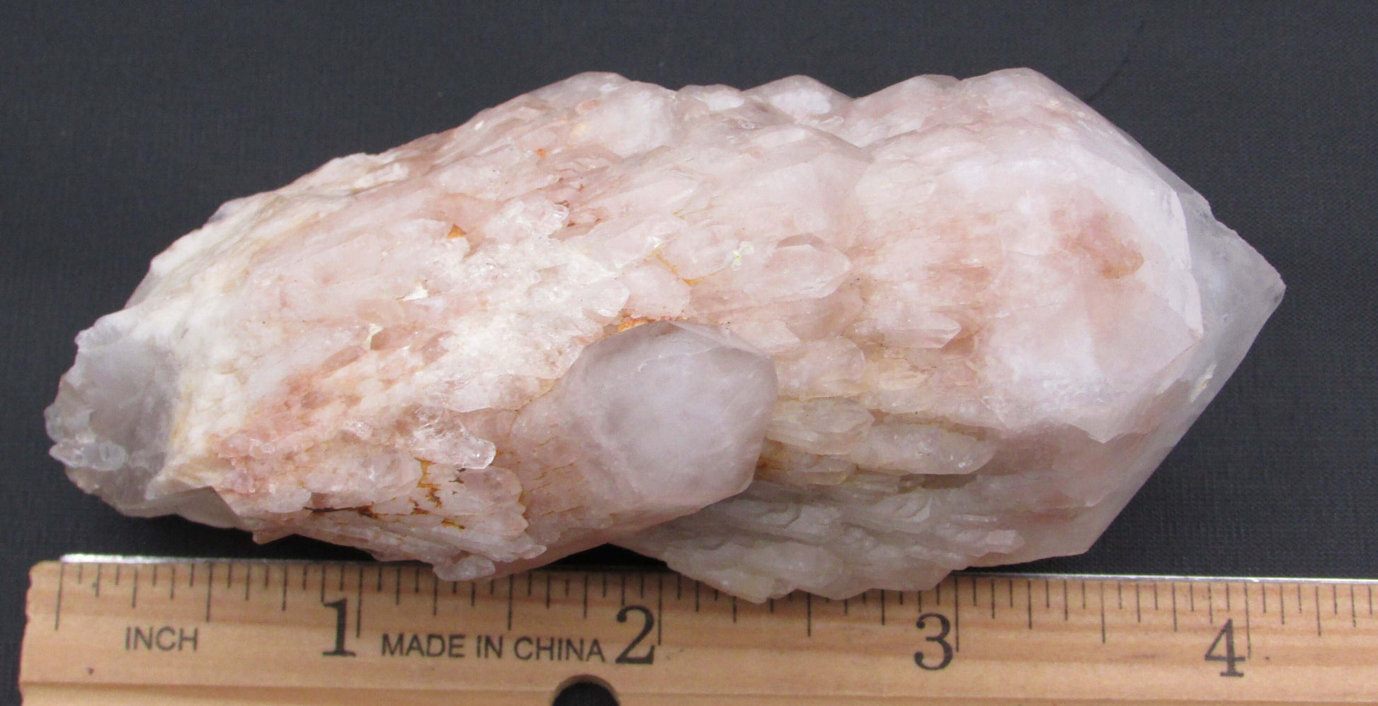 candle quartz, pineapple quartz, rough candle quartz