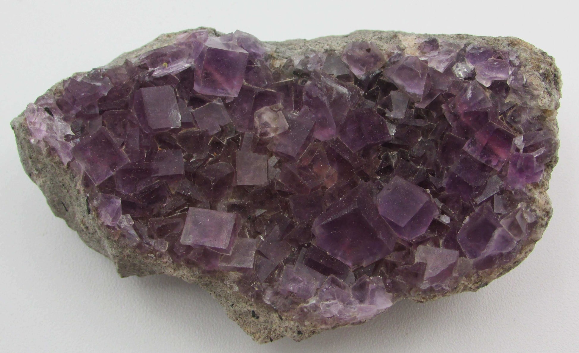 Natural Raw Cubic Purple Fluorite China Specimen