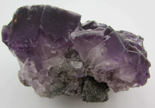 Natural Raw Cubic Purple Fluorite China Specimen