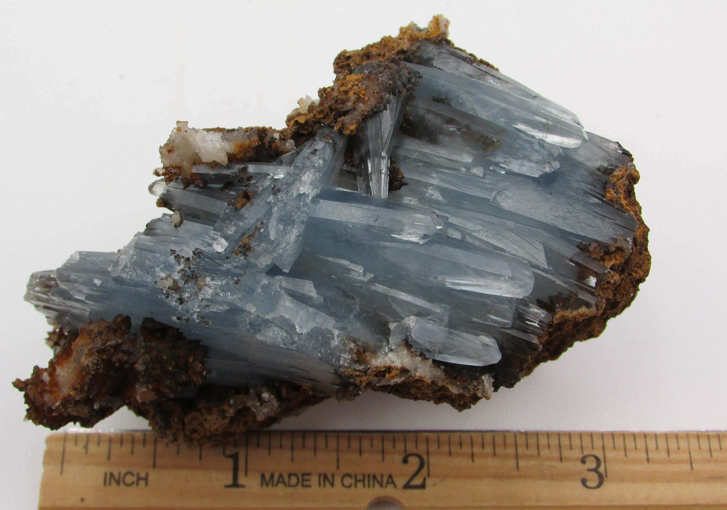 Blue Barite Crystal Specimen, Rare Natural Barite Morocco