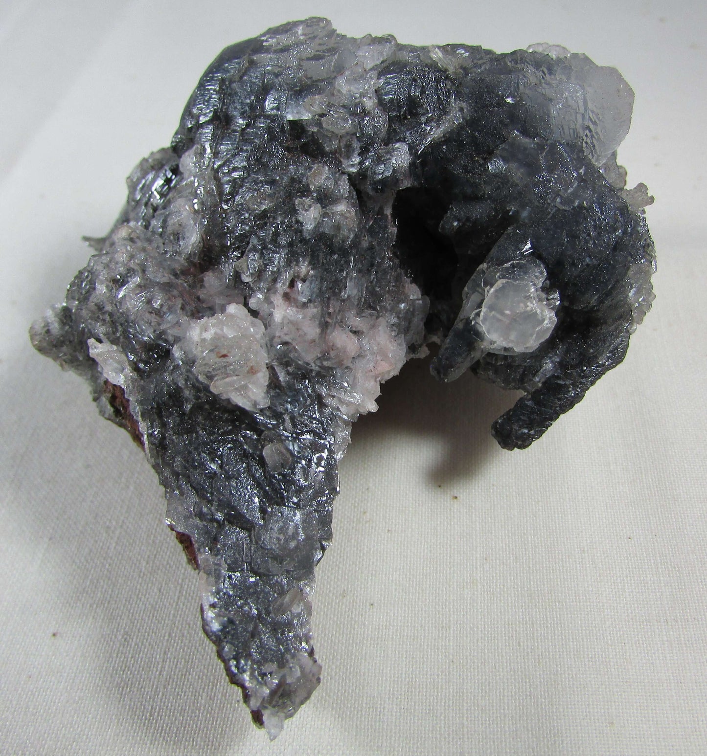 Black Calcite Fluorite Limonite Matrix - Stone of Remembrance and Flow