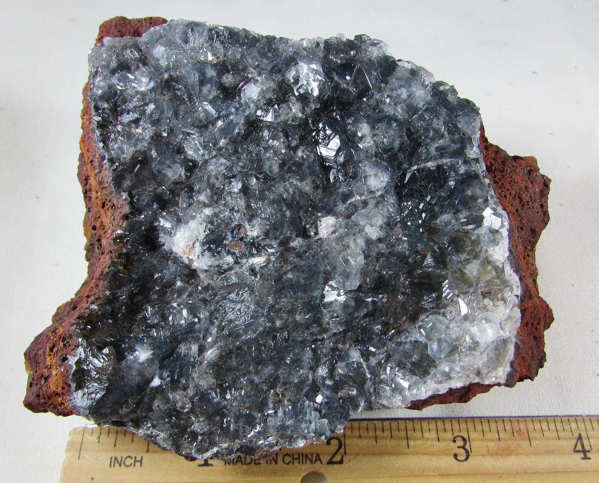 black calcite, fluorite crystal clusters, raw mexico crystal