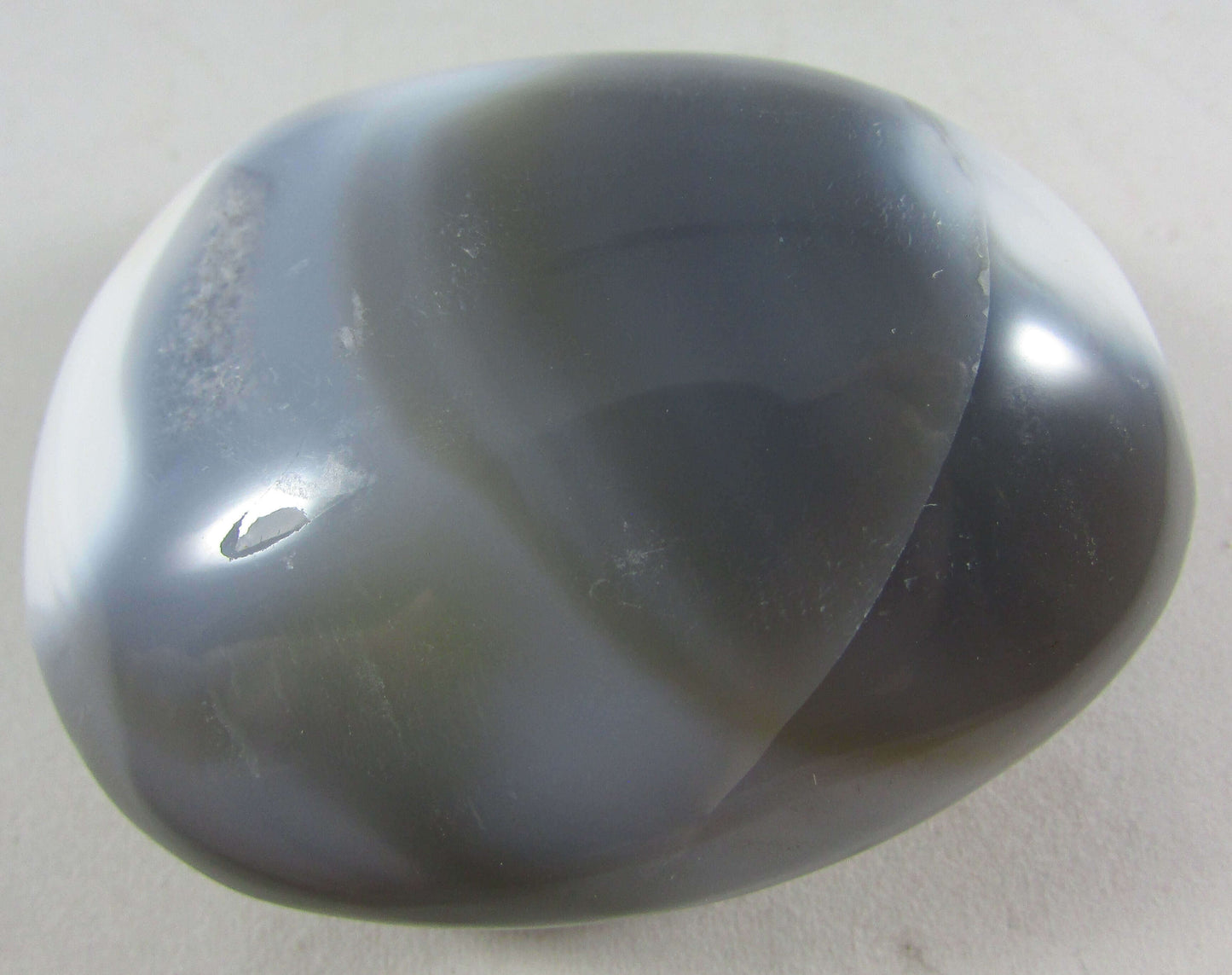 orca agate, polished crystal palmstone, madagascar crystals