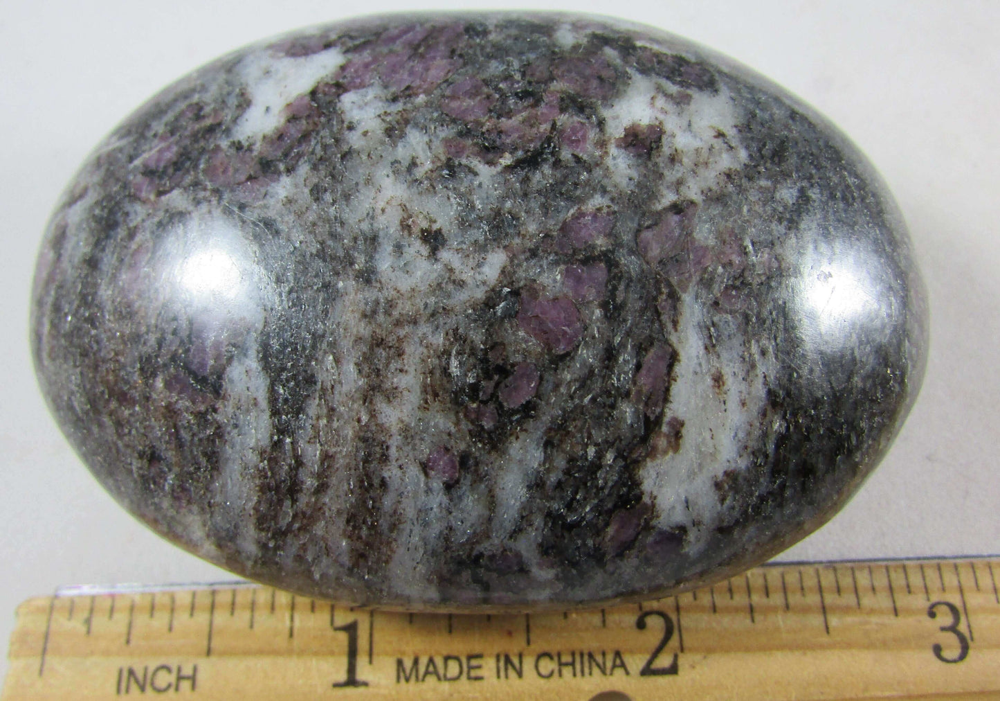 natural ruby spinel crystal palmstone, afganistan