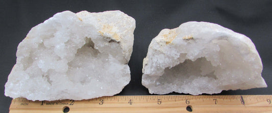 Snow Quartz Geode - Stone of Duality & Inner Beauty