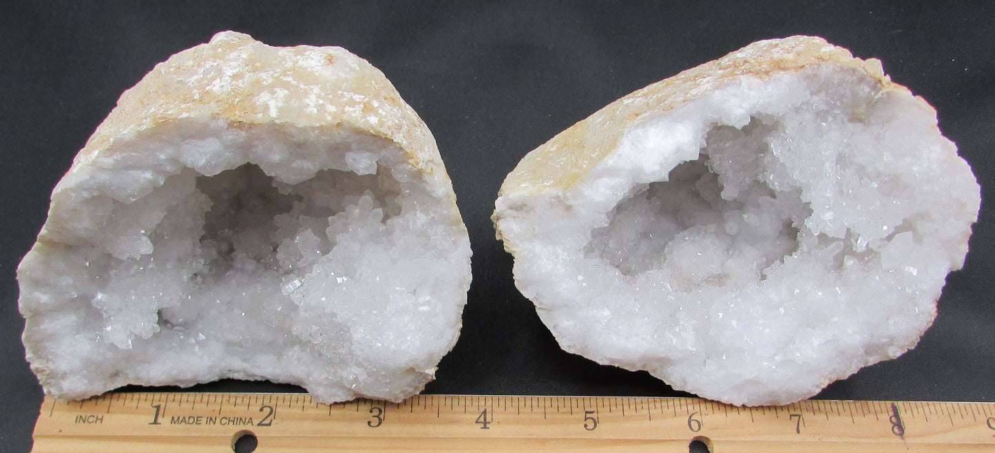 Snow Quartz Geode - Stone of Duality & Inner Beauty