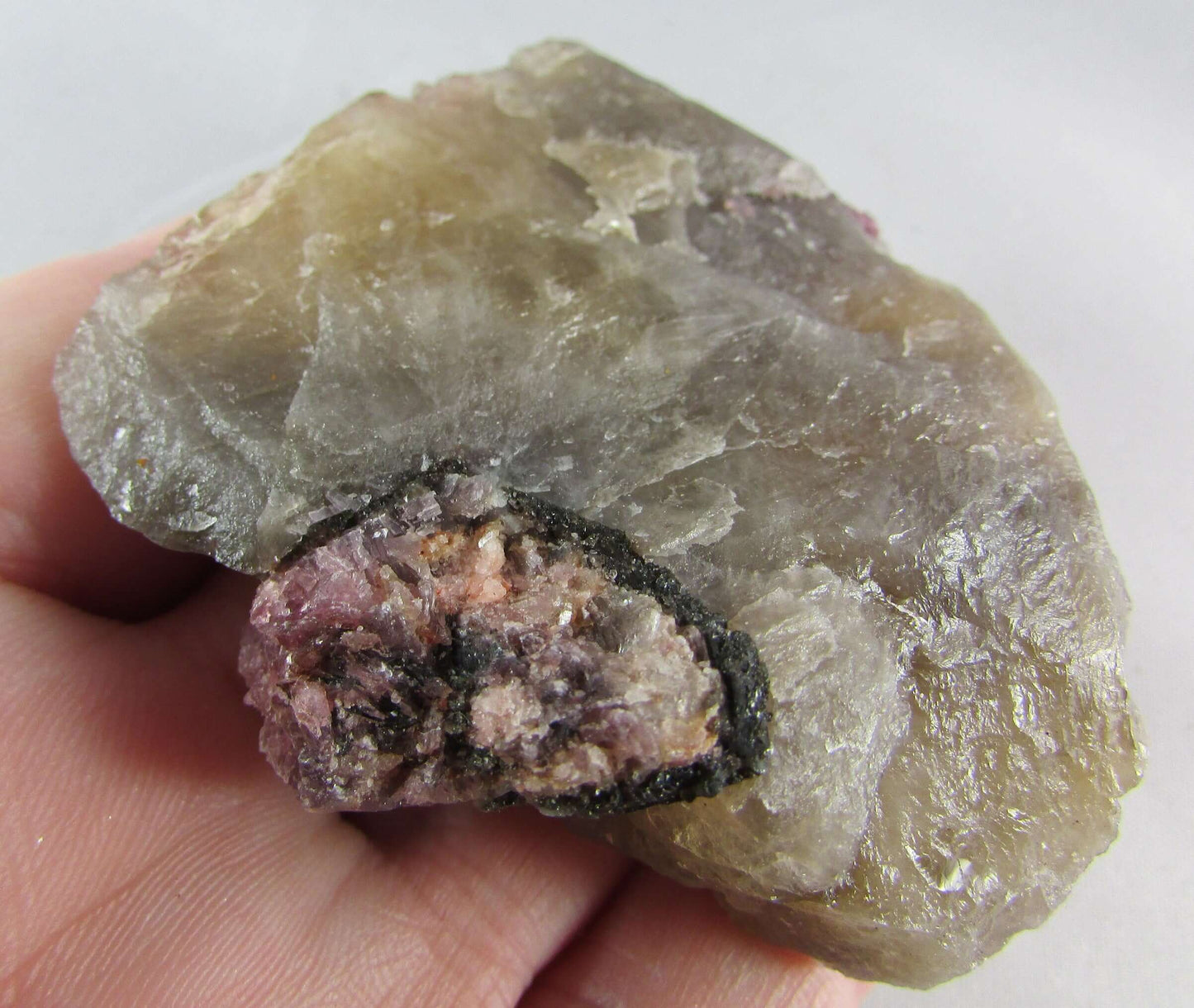 Tourmaline Citrine Matrix - Stone of Self-Love & Manifestation