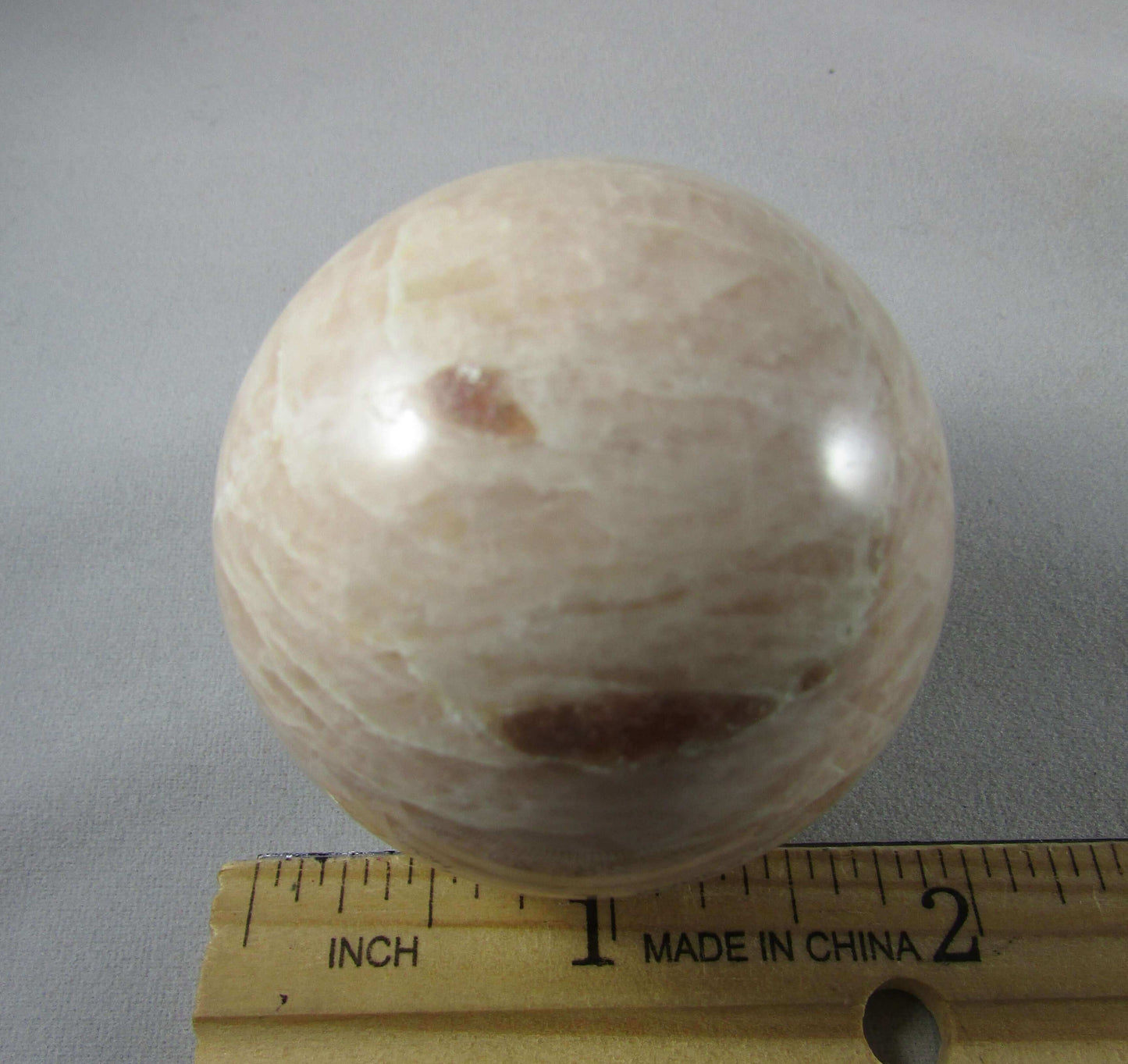 black moonstone crystal sphere, crystal ball, madagascar