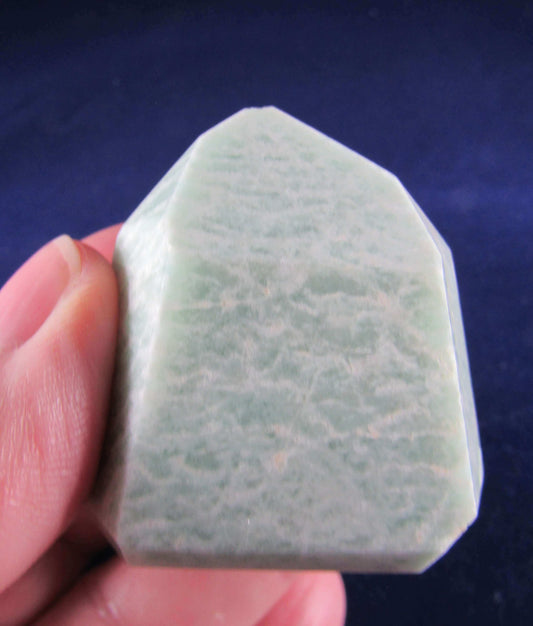 natural amazonite crystal obelisk madagascar