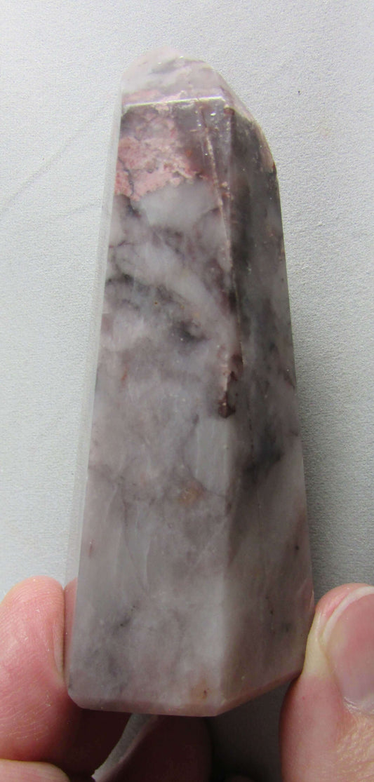 Pink Guava Quartz Obelisk Natural Crystal obelisk brazil crystal