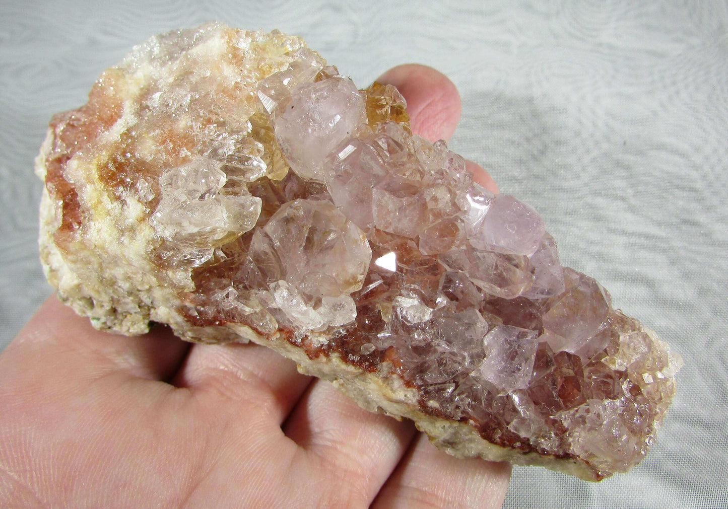 lilac amethyst crystals, genuine amethyst cluster, brazil