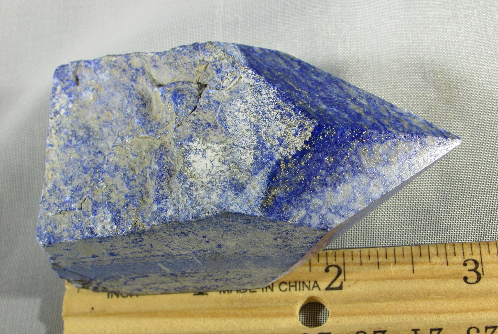 lapis lazuli crystal point, natural lapis, afghanistan