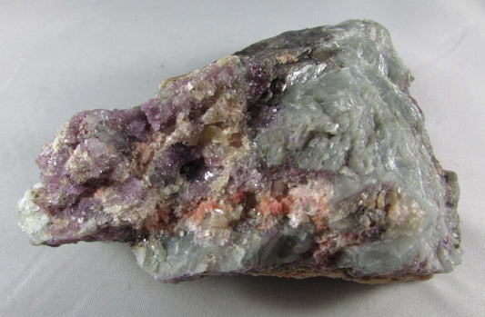 natural red black tourmaline unpolished brazil mineral