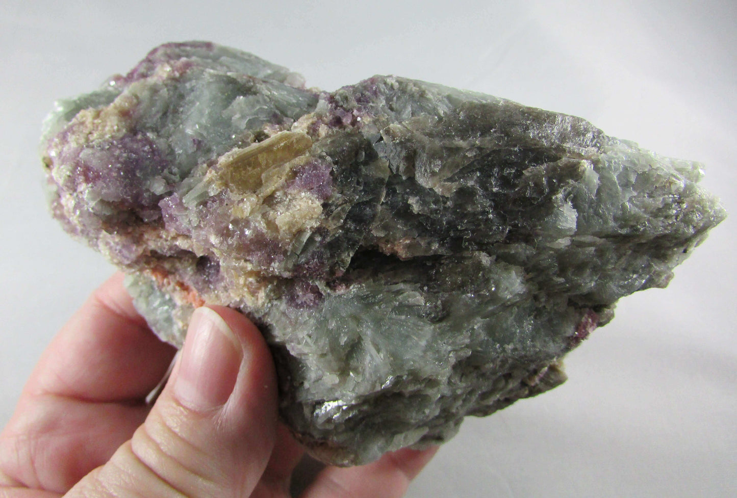 natural red black tourmaline unpolished brazil mineral