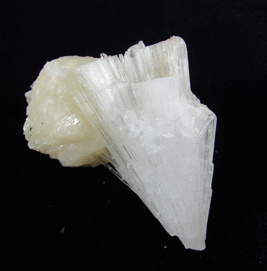 scolecite crystal cluster, natural scolecite, india crystals